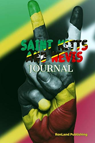 Journal: Saint Kitts and Nevis 100 page lined ruled notebook