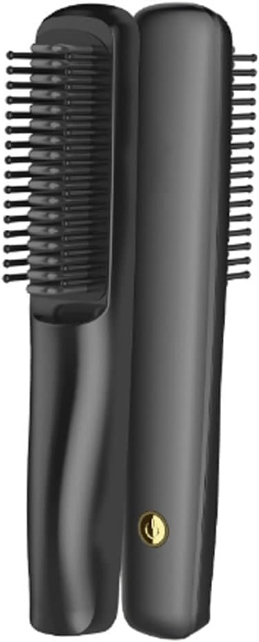 NANZU Alisador de Barba rápido para Hombres, Peine Estilo Pelo, Carga USB inalámbrico, Cepillo alisador de Pelo, peines eléctricos