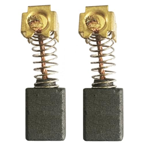 Lot de 2 balais de charbon 6 x 9 x 11,5/13,5 mm pour marteau perforateur Makita HR2440F HR2445 HR2450 HR2450F HR2450T HR2450FT HR2455 HR2475 Cisaille à tôle JS1300