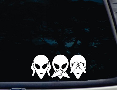 Hear No, Speak No, See No Evil Alien Heads - 8