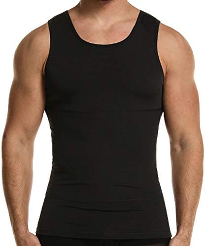 GSKS Mens Body Shaper Compression Tank Top Slimming Shapewear Abdomen Undershirt