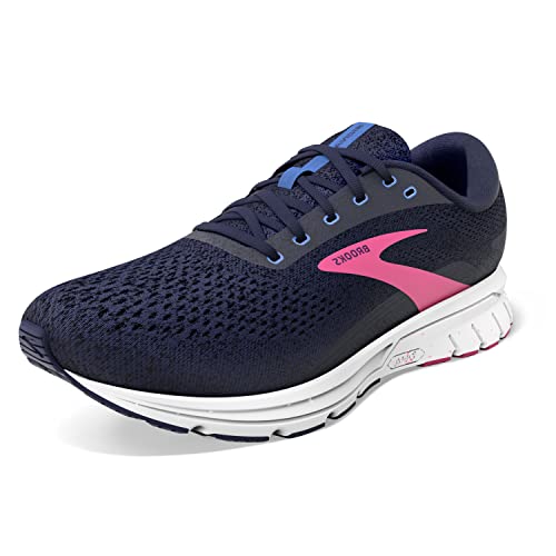 Brooks Women's Signal 3 Running Shoe - Peacoat/Amparo Blue/Pink - 6 Medium
