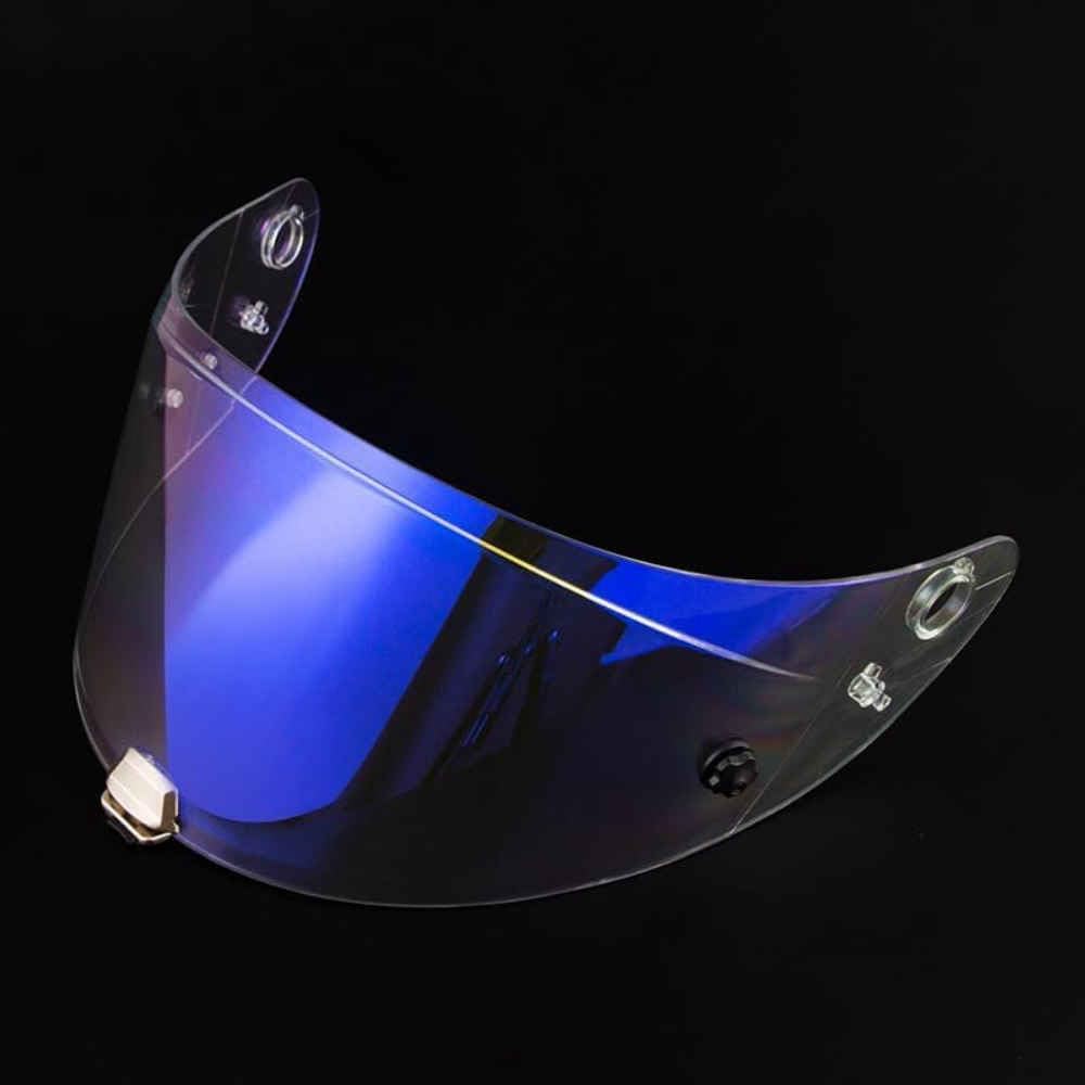 ZJHFDC Motorcycle Helmet Visor for HJC Rpha11 Rpha70, Windproof Anti Scratch Helmet Visor Replacement Motorcycle Accessories,normal-Eaurorablue