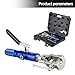 Hydraulic Flaring Tool Kits, 45° Double Flaring Tools, Brake Repair Brake Flaring Tool for 3/16