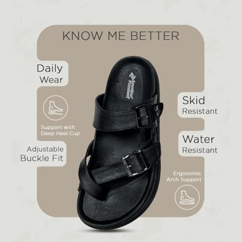 Image of KazarMax Premium ContourX Men's | Anatomical Comfort Sandals | Cushioned Footbed Sandal