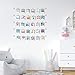 BIZYAC Hanging Photo Display Room Wall Decor - Sculptural Picture Frames Collage - 5 Strings with 30 Clips - 3M Self Adhesive Hooks - No Holes Drilling - 30 x 30 inch