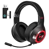 Edifier G4s Wireless Noise Cancelling Gaming Headset 15ms Ultra-Low Latency Headphones with Microphone 5.3 Bluetooth Gaming Headset 46 Hour Battery Life Gaming Headset for PC Playstation Switch Phone