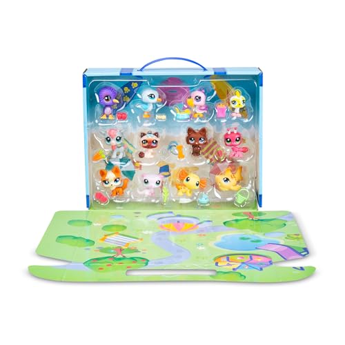 littlest pet shop - traveling adventure collector set - lps gen 7 authentic mystery figures surprise collectible kidult toy girls boys kids tweens ages 4