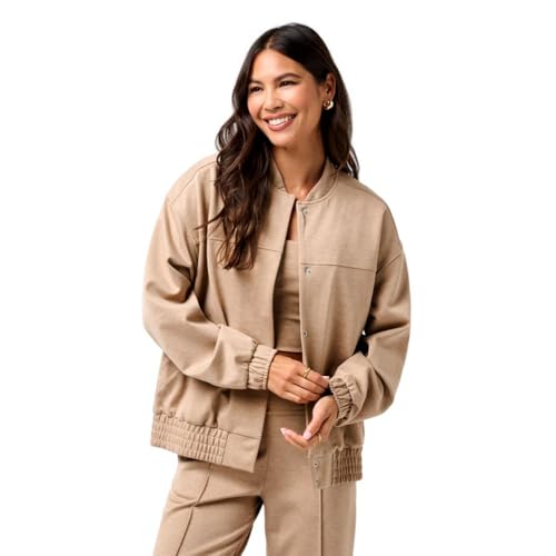 TravisMathew Women's Friday Ponte Bomber Jacket