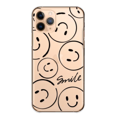 Google Pixel 8a ケース ハードケース グーグルピクセル8a スマホケース 全機種対応 スマイリーフェイス Smile スマイル にこにこ ニコちゃん 笑顔 シンプルポップ クリア ブラック 01