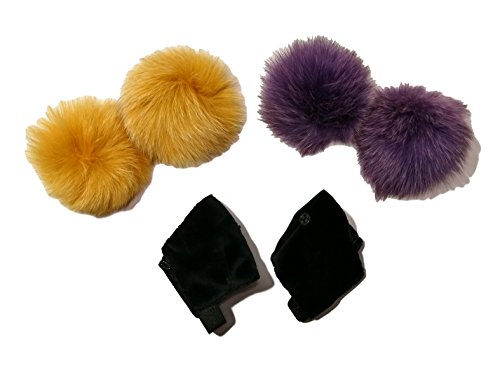 SHOESADD Sa.vel.poni.cv.5, Bijoux de chaussures Homme Multicolore NERO CON POMPON COLORATI tg 2 - Donna, per scarpe taglia EU 37/40 Cover