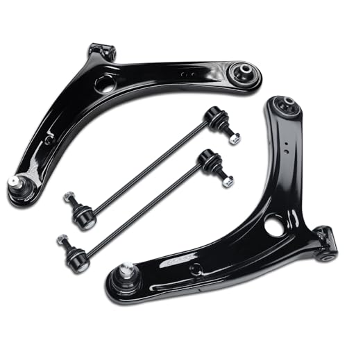 Frenzybro 4pcs Front Lower Control Arm with Ball Joints Sway Bar Link Suspension Kit Compatible with 2007-2014 Mitsubishi Outlander, 2008-2017 Lancer, 2011-2017 Mitsubishi RVR and Outlander Sport