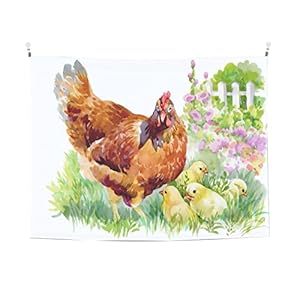 Tapastry’s muur opknoping schilderijen van kippen en dieren tapistry muur opknoping voor slaapkamer woonkamer slaapzaal…