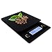 Aedcbaide Bilancia da caffè digitale, bilancia da cucina elettrica, bilancia da cucina intelligente per alimenti 2 kg 0,01 oz/ 0,1 g, 5 unità bilancia professionale multifunzionale con timer (Nero)