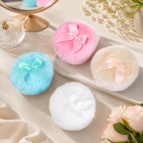 Image of MAYCREATE Large Fluffy Body Powder Puff Thickened Pads