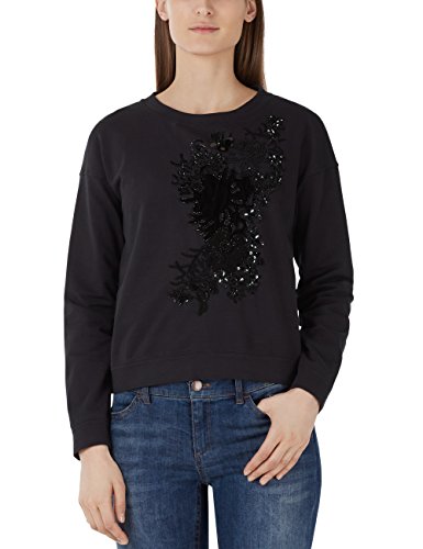 Marc Cain Collections Damen Kc 44.06 J75 Sweatshirt, Mehrfarbig (Midnight...