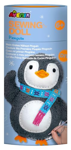 AVENIR- Pinguino per Bambole da Cucito, Colori Misti, CH1626