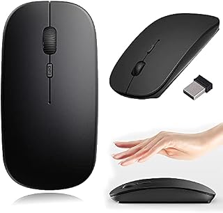 Slim 2.4 GHz Wireless Cordless Mouse Mice Optical Scroll For PC Laptop Computer