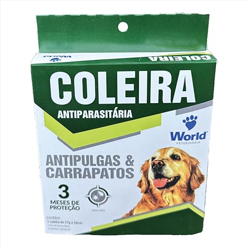 Coleira Antipulgas e Carrapatos antiparasitaria - World, Proteção duradoura para o seu melhor amigo