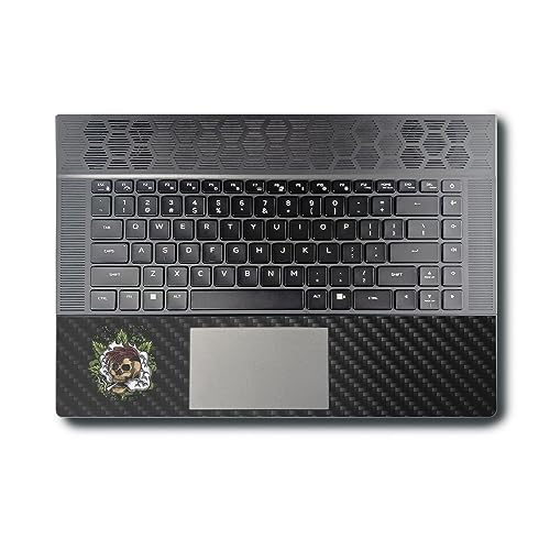 Image of MightySkins Carbon Fiber Skin Compatible With Alienware X16 R1 (2023) Full Wrap Kit - Death By Ganja | Protective Durable Textured Carbon Fiber Finish | Easy To Apply & Change Styles | Made in the USA
