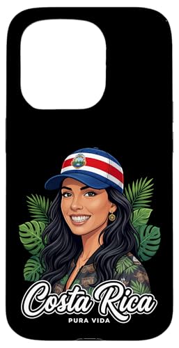 Costa Rica Women Pura Vida Proud Costrican �X�}�z�P�[�X iPhone 15 Pro �p