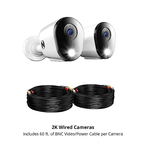 Cámaras de disuasión para el jardín Night Owl SP 2K con cable, pack de 2 7