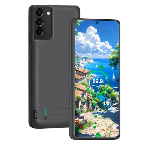Loytal [New 2026 Battery Case for Samsung Galaxy S22+, 5000mAh Rechargeable Extended Battery Charging Charger Case, Add 100% Extra Juice (6.6 Inches) Black