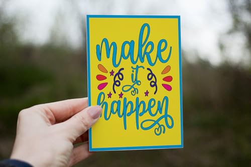 Image of Motivational Poster Wall Posters 54-6x4 Inch Aesthetic Postcards - Student Exam Inspirational Motivational Quotes Posters Wall Stickers For Study Room - Office Wall Stickers