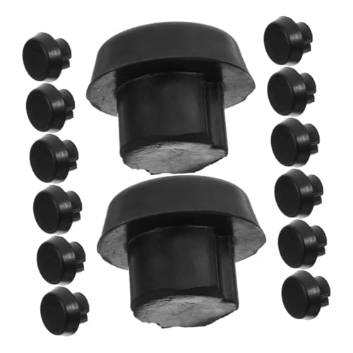 Hemoton Stylish Billiard Cue Bottom Plugs Pcs Cue Tip Covers Ferrule Tip Protectors Abs Material Pool End Protectors for Snooker