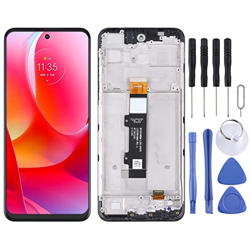 Hiregolish Piezas de reparación de pantalla LCD TFT para teléfono celular Motorola Moto G Power 2022, digitalizador, montaje completo con marco y kits de reparación