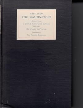 Hardcover They Knew the Washingtons Book