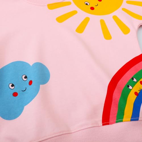 Toddler Girl Cotton Long Sleeve Sweatshirt Christmas Clothing 2-9Y4