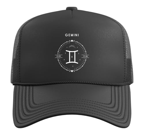 Gorro Trucker Minimalista Zodiaco Gemini The Twins miniatura 2