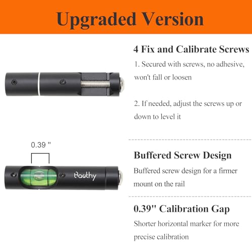 Image of Hawthy Scope Leveling Kit Scope Bubble Level Picatinny Scope Level Magnetic Level Tool Bubble Leveling System