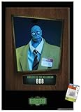 Trends International Beetlejuice Beetlejuice - Employee Of The Millennium (Bob) Wall Poster with Push Pins, 22.37' x 34.00', Poster & Push Pin Bundle