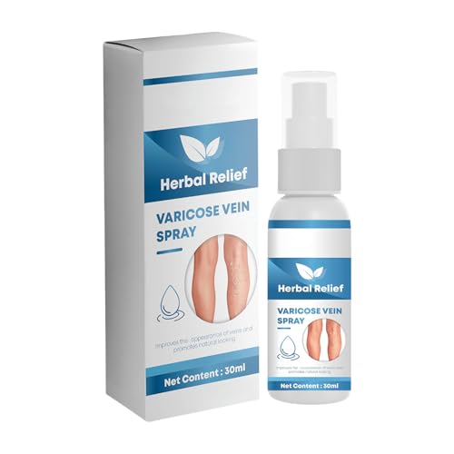 Spray de de la, con una mezcla natural, de la varicosa de 30 ml, alojamiento de las hierbas Veinguard, absorción rápida, para hombres, mujeres, adultos
