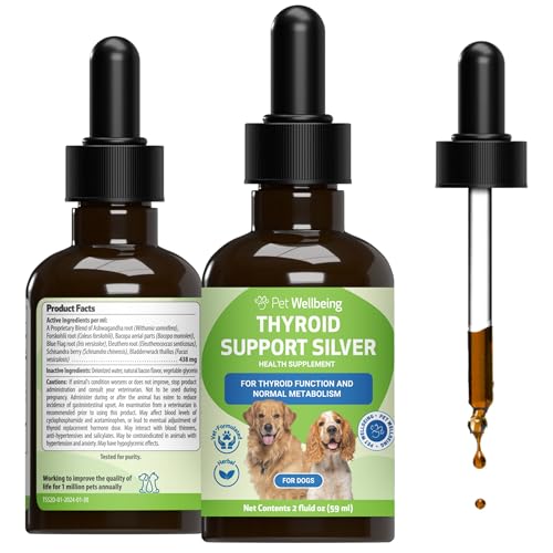 Pet Wellbeing Thyroid Support Silver Liquid