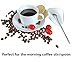 2 Pack Coffee Spoon Rest and Spoon, Ceramic Coffee Spoon Holder, small spoon rest,Teaspoon Rest, Mini Spoon Holder for Coffee Bar, Coffee Station, Coffee Bar Accessories