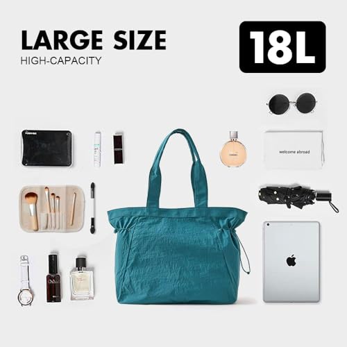 Image of VAKAER Tote Bag for Women, 18L Side Cinch Shopper Bag, Large Hobo Bag, Lightweight Shoulder Bags for Work, Workout, Travel