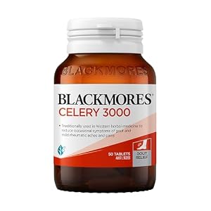 Blackmores Celery | Traditionally Used in Western Herbal Medicine to Reduce Occasional Episodes of Gout | 50 Tablets
