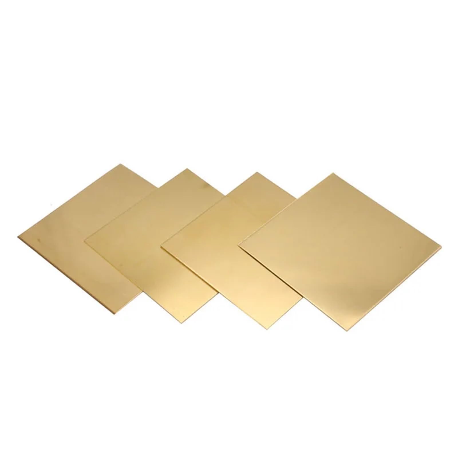 Kupferplatten 1 Stück Dicke 0,5/1 mm Messingblech Kupferstreifen Folie Metall dünne Messingplatte Rahmen Modellform DIY(1x100x200mm 1Pc)