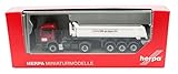Mindestalter: 14 Jahre Herpa 308847 Dump semitrailer TGS M Muldenauflieger BTB Berlin, farbig