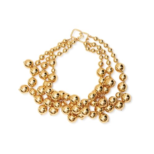 Kenneth Jay Lane Polished Gold Bead Necklaces3