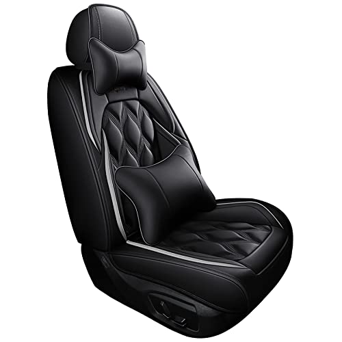 Materiale Premium coprisedili auto è realizzato in pelle PU premium. Morbido e confortevole traspirante e resistente all'usura. Antivegetativa impermeabile antiscivolo con buone proprietà di assorbimento dell'umidità per offrirti un'esperienza di guida confortevole.