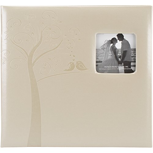 Pioneer Foto Alben Foto Alben mb-10ew Buchschraubenalbum geprägtes Kunstleder Rahmen Cover Hochzeit Memory Book, 30,5 x 30,5 cm, Baum Cover