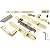Wright Products VMT115PB, BRASS Serenade Style Mortise Set
