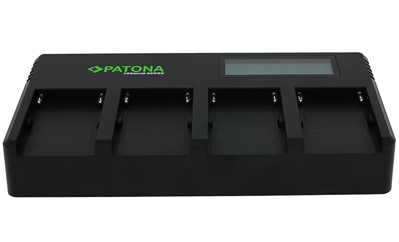 PATONA Premium Turbo Ladegerät für Sony F-Serie NP-F970 F990 F960 F750 Akku