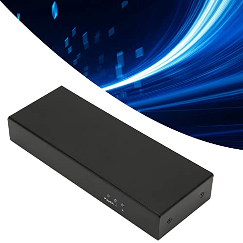 Divisor DVI de 2 Portas, Duplicador de Distribuição de Monitores Duplos de Sinal Sem Perdas Divisor
