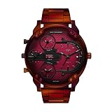Diesel Men's Mr. Daddy Slim Multi-Movement Red Stainless Steel Watch (Model: DZ7491)
