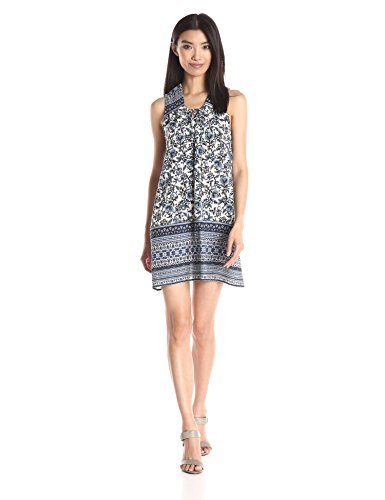 Blu Pepper Womens Woven Print Sleeveless Dress | Desertcart Belize